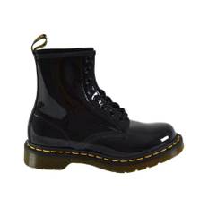 Dr. Martens, Sko, Dame, Sort, 40 EU, Læder, 1460 Sort Patent Læderstøvler