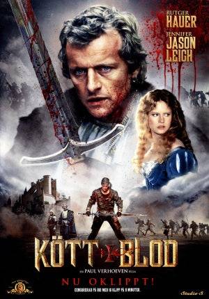 DVD - Kött + Blod (Rutger Hauer) (1985) (Beg)