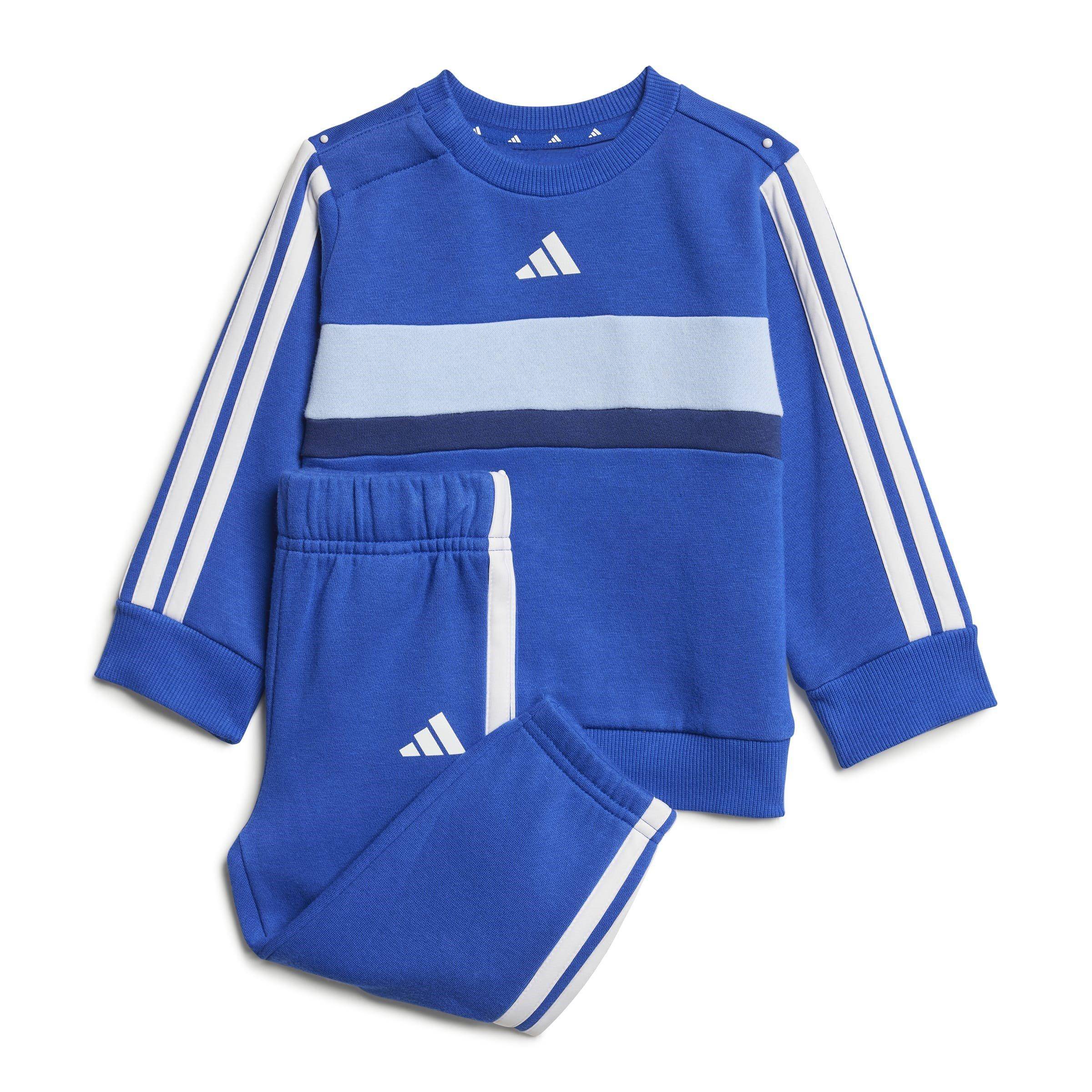 Adidas Tiberio 3-Stripes Colorblock Fleece Track Suit Infants