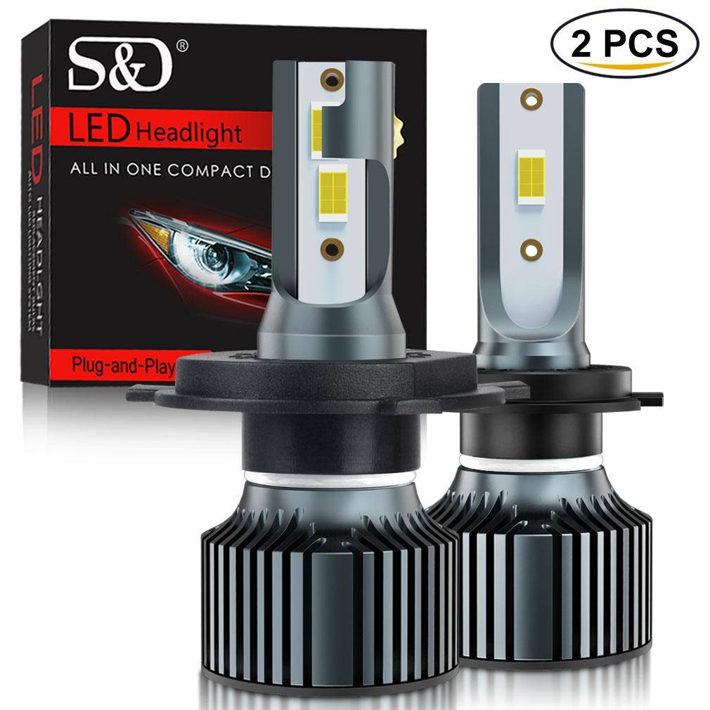 2st 30000LM H4 H7 Led 3570 CSP H1 H8 H11 H16 9005 HB3 9006 HB4 H27 880 881 Bilstrålkastare Glödlampa Canbus Auto Turbo Lampa 12V 24V 6000K Vit