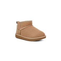 UGG Kids - Kids Classic Ultra Mini stövlar - barn - läder/polyetylenvinylacetat (peva)/återvunnen ylle/lammskinn/lyocell - 2 Kids - Neutral