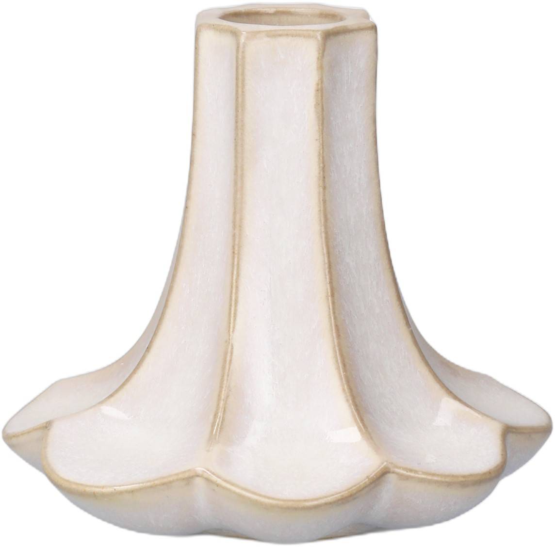 Kähler Kantarel Lysestage H10 cm Sand - D:10,5 B:10,5 H:10cm Ljus & Ljusstakar Från Magasin (D:10,5 B:10,5 H:10cm)