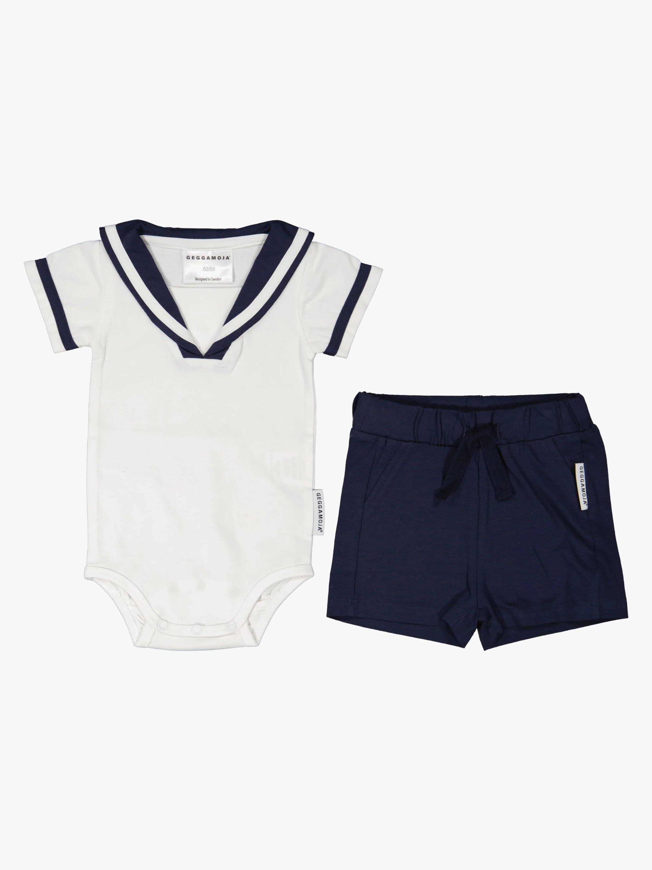 Geggamoja Seglarset Baby, Vit, 50-56