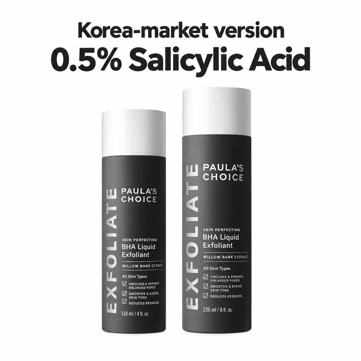 Paula's Choice Skin Perfecting BHA Flytande Exfoliering Koreaversion 0,5% Salicylsyra