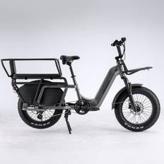 FitNord Cargo 350 Longtail Elcykel, grå