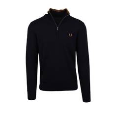 Fred Perry Classic Half Zip Jumper Navy Size: SIZE 2XL