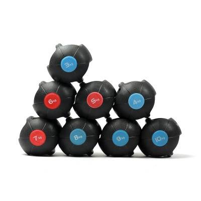 Medicinboll med Handtag 3–10 kg – Medicinboll (Vikt: 5 KG)