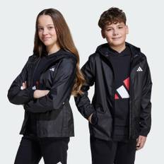 Regnjakke til børn - Black - 164