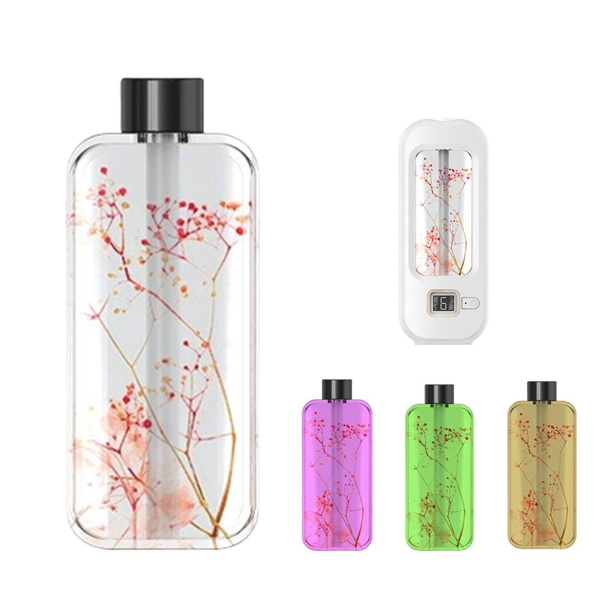70ML Luftfuktare Eterisk Oljepåfyllning Jasmin Lavendel Hilton Oljor Diffuser Doft Eterisk Olja för Vardagsrum Sovrum Toalett Hem Luftfräschare black