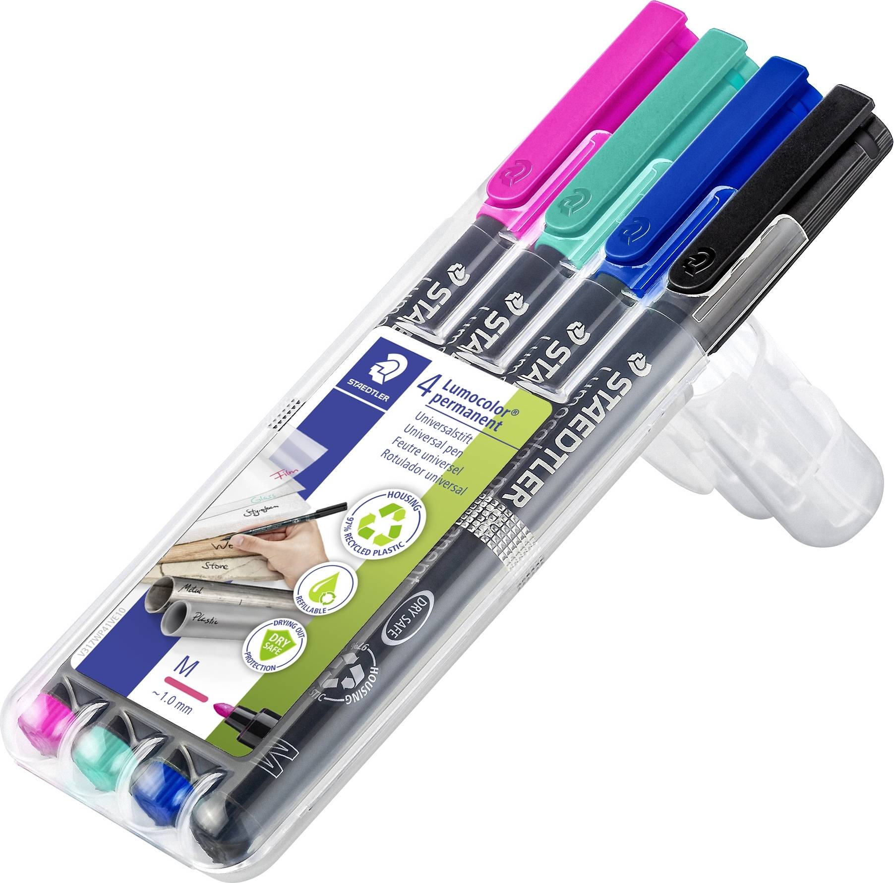 Staedtler 317 Permanent Marker | 4 färger
