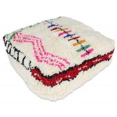 Sittpuff - Marockansk Beni Ourain (Storlek: 60 x 60 cm)