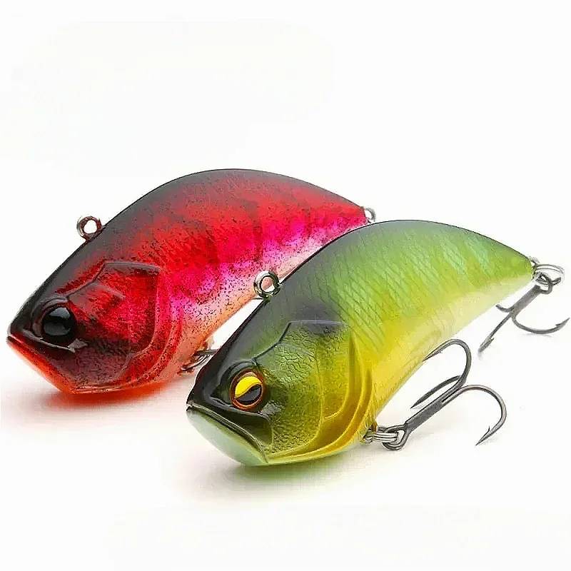 1PCS Winter Vibrating VIB Road Runner 54MM/15G Full Swimming Long Casting Warbler Road Runner Fake Bait 3D Fisheye Inside