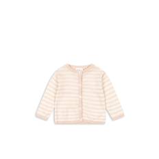 Fanga Fontana Venti Stickad Kofta Cameo Rose  Cameo Rose 12 months  Rosa  12 månader  unisex
