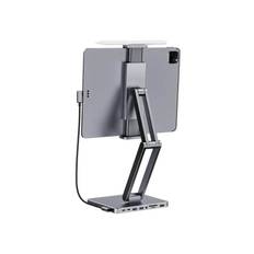 INVZI Docking Station with Stand for Tablet/iPad - 3x USB-C 2x USB-A