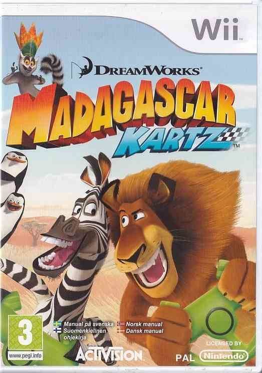 DreamWorks Madagascar Kartz - Wii (B Grade) (Genbrug)