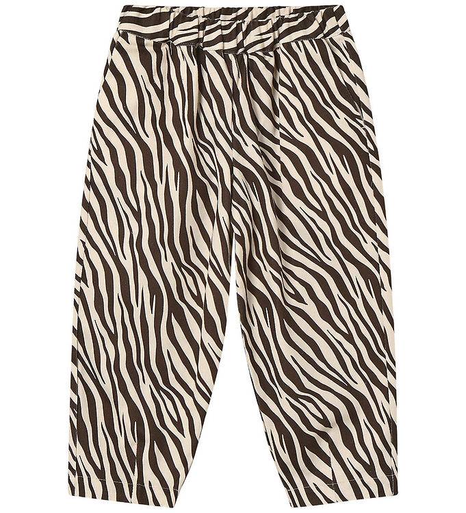 Fliink Bukser - Duna Zebra - Zebra Aop - Fliink - 104 - Bukser - Bomuld