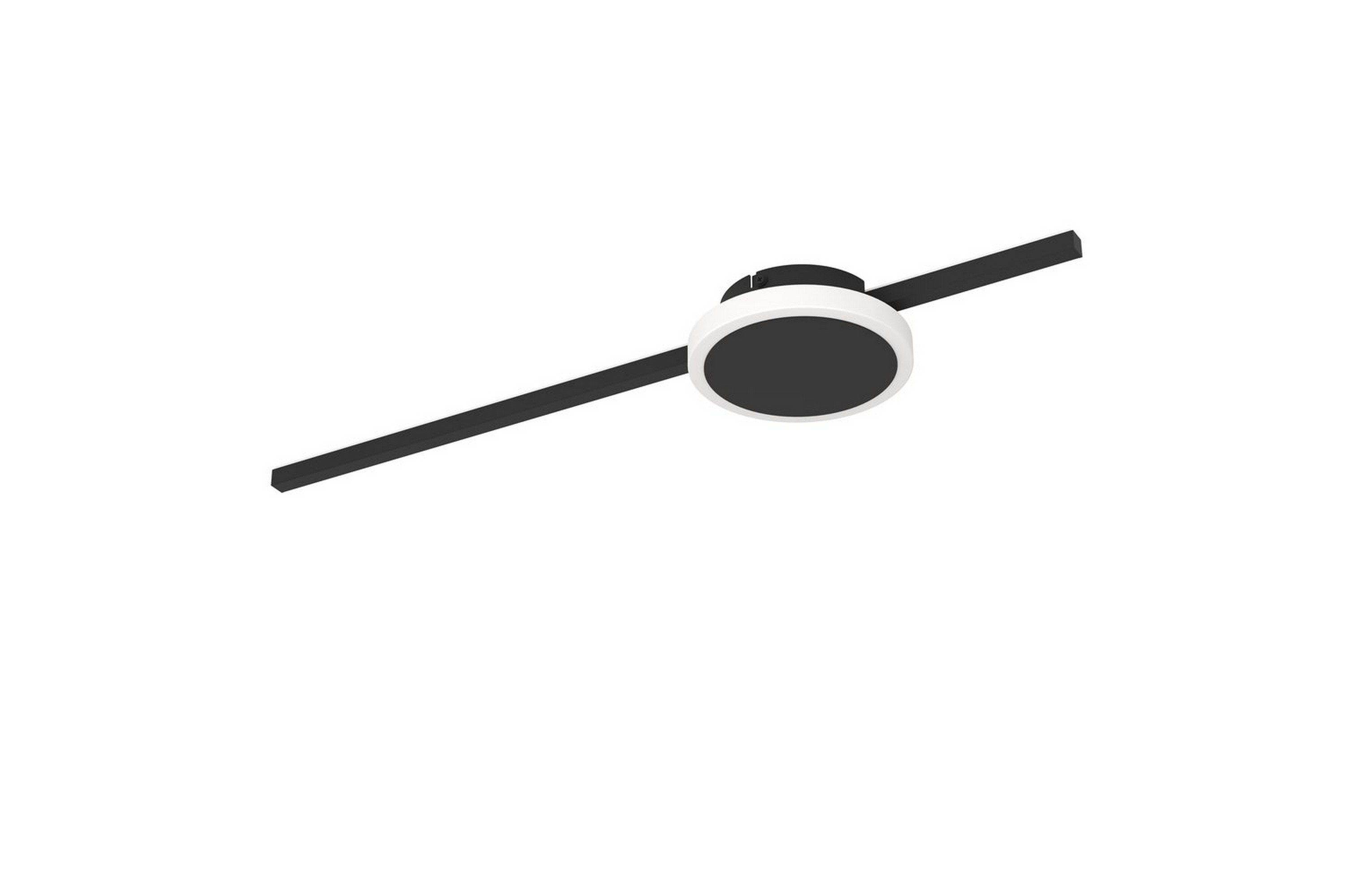 Eglo Vägg-/Taklampa Eglo Sarginto Rund Svart Vit - Svart Plafond