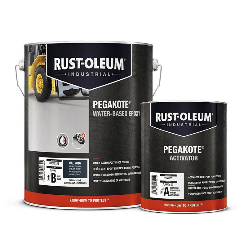 Arme-Tube Pegakote Vandig 2K Epoxy Gulvmaling - 10 L - Hvid