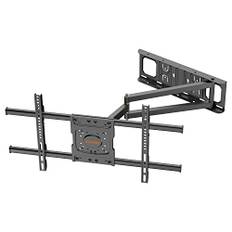TV Wandhalterung mit 650mm Langem Arm WHYFONE Fernsehhalterung Wand Schwenkbar Halterung Volle Bewegung Neigbar Drehbar Ecke Halter für 32-70 Zoll Flach&Curved Fernseher bis zu 35kg, VESA 600x400mm