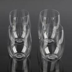4pc/ set splittersäkra plast vinglas okrossbara pctg rödvinsglas glas koppar återanvändbara genomskinlig fruktjuice ölkopp