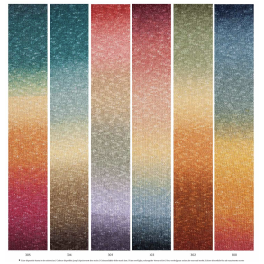 Concept - Polynesia Gradient Fv. 303 Makeup Pastel/Gul/Blå Multi.