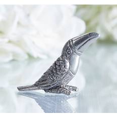 Tukan placeringskortshållare tenn - Silver (H: 5 x B: 7,5 cm)