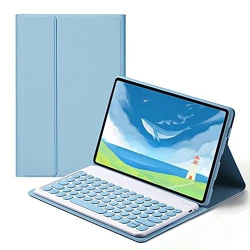 QYiiD TouchPad tangentbordsfodral med mus för Lenovo Tab P11 Plus 2021 /P11 2020 släppt 11 tum, folio tangentbordsfodral med avtagbart trådlöst tangentbord för Lenovo Tab P11 Tab P11 Plus, blå
