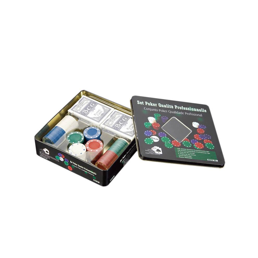 Chip Set Poker Chips 100 Chips Texas Holdem Poker Board Game Chips
