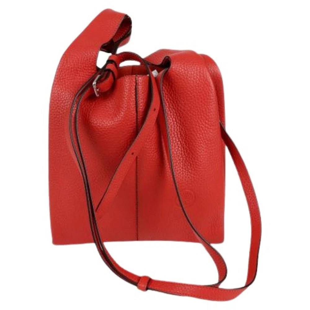Mulberry Pre-owned Pre-owned Portobello Small Tote Skuldertaske - Vintage - Dame - Rød - ONE SIZE - Uld