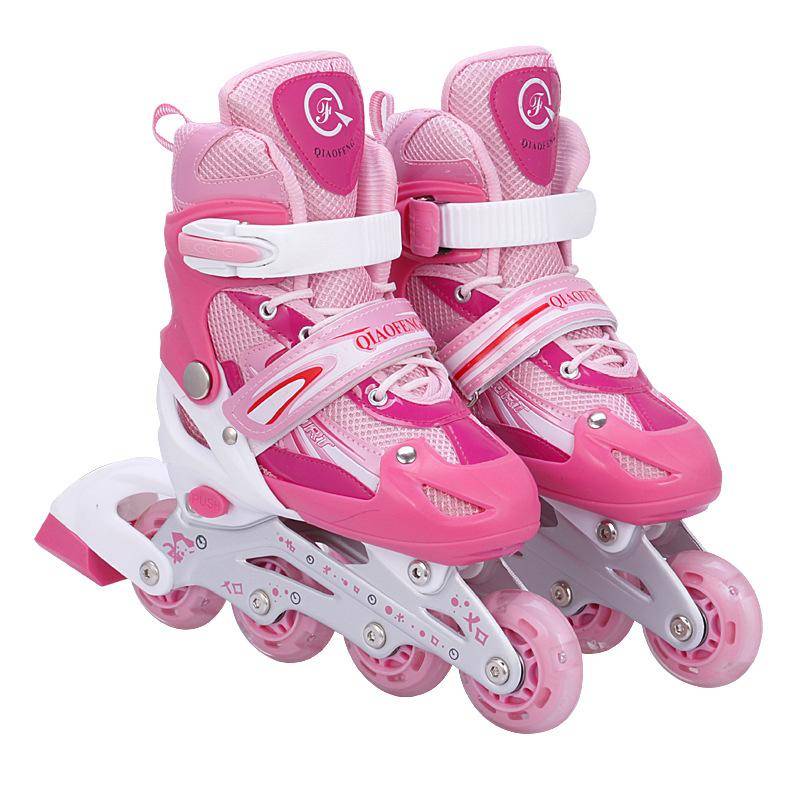 Roller Skating Full Flash Set Roller Skates Men's and Women's Adult Skates Children's Roller Skates L (size 38-41)