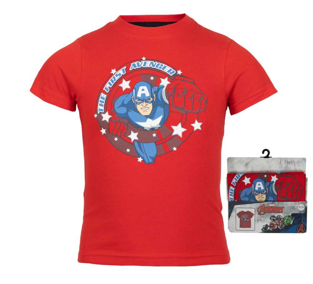 Avengers Captain barnkort t-shirt, topp 92 cm