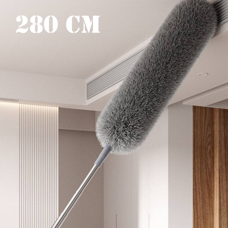 Microfiber Feather Duster Extendable Duster with Extra Long Pole Bendable Head Long Handle Dusters for Cleaning Ceiling Cars