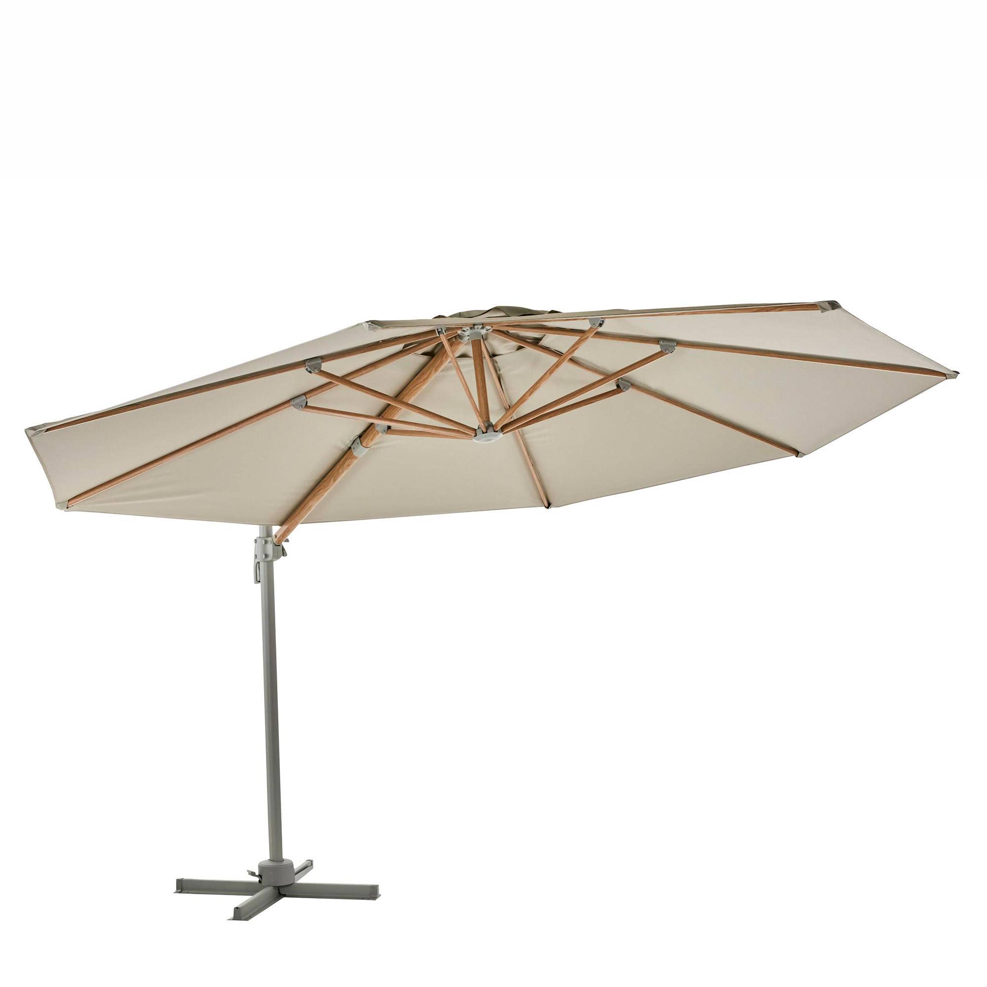 Hængeparasol Luzzi Ø3,5 m. sand