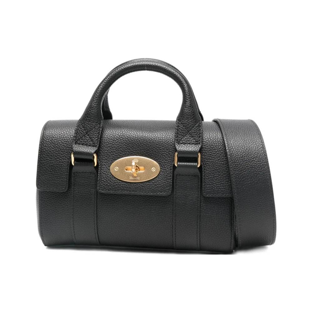 Mulberry Turnlock Top-handle Bag - Tasker - Dame - Sort - ONE SIZE - Uld