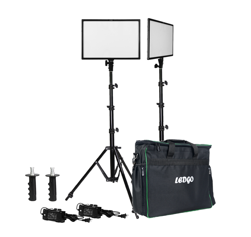 LedGo LED-LG-E268C 2 Videolight Kit