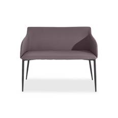 Loft24 Jelena Kökssoffa Konstläder - Brun/Svart & pinnsoffa Grå,Lila