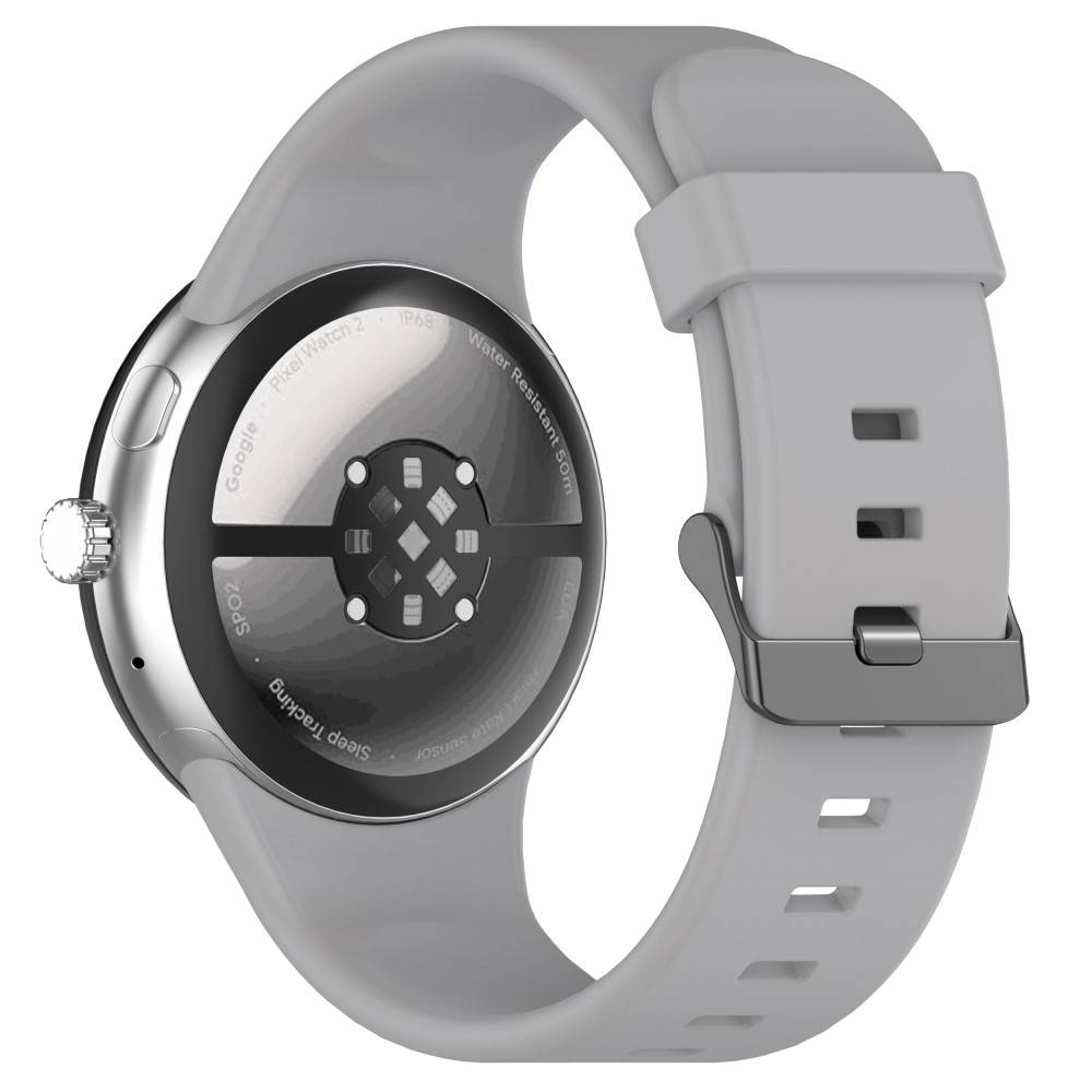 Google Pixel Watch 3 45mm - Silikon armband - Passar till handled 135-220mm - Grå