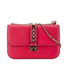 Valentino Vintage Crossbody Bag Stl. - Från Magasin - Pink (L 17.50cm x W 27cm x D 7cm)