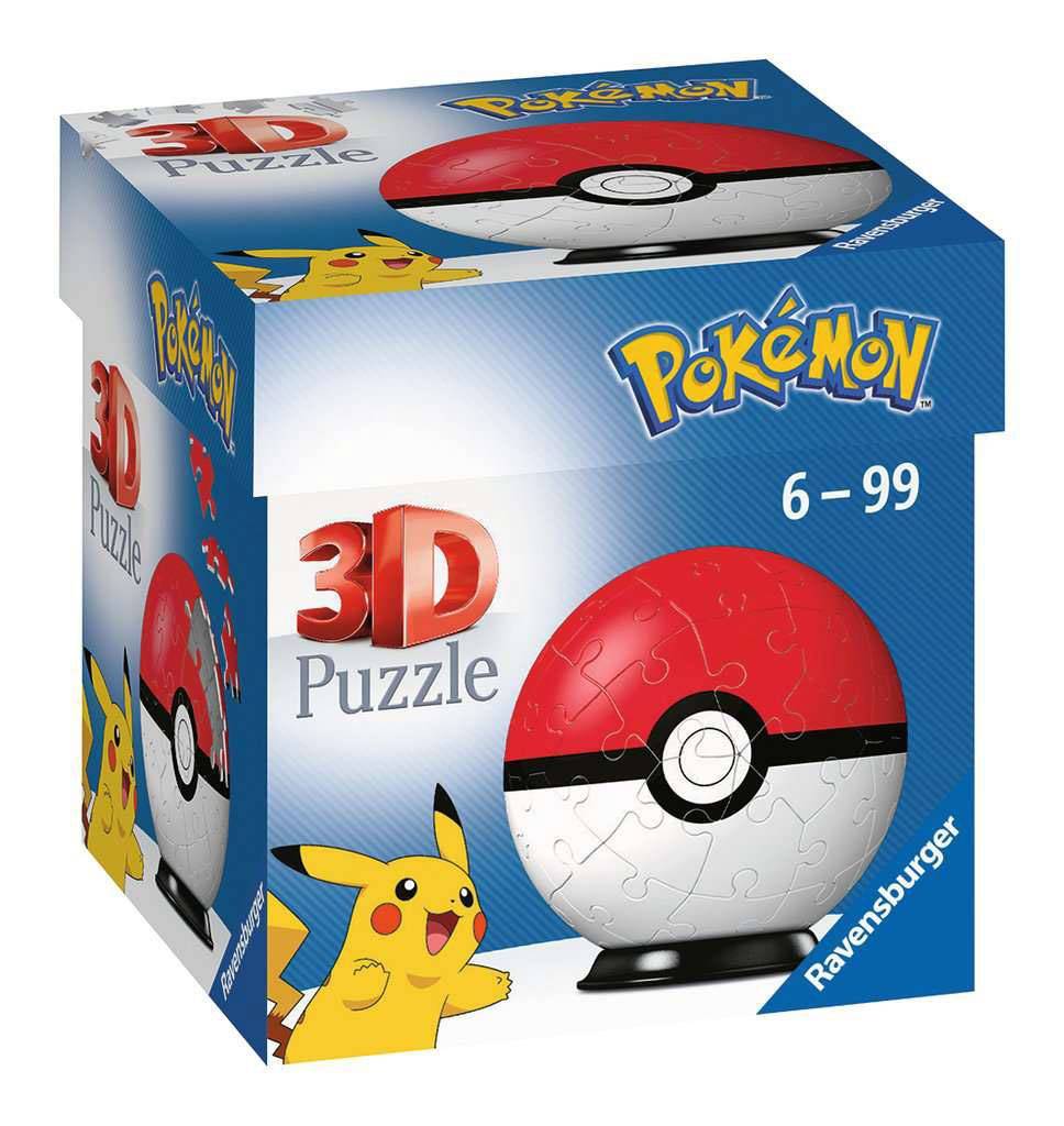 Pussel Pokémon 3D Pokéballs: Classic 54Bitar