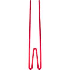 Rice Plastic Beginner Friendly Chopstick - Red