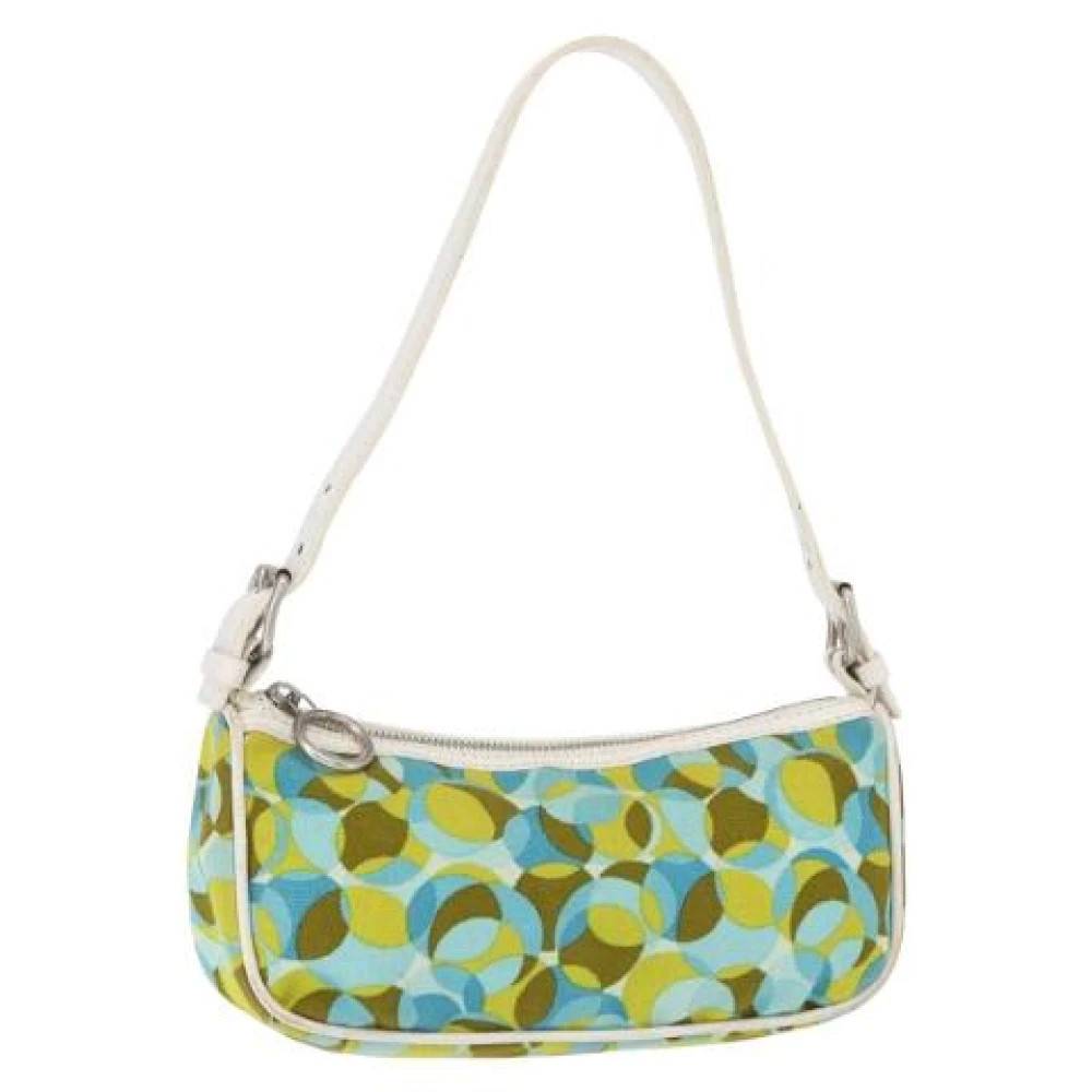 Celine Vintage Pre-owned Vintage Canvas Skuldertaske - Vintage - Dame - Flerfarvet - ONE SIZE - Uld
