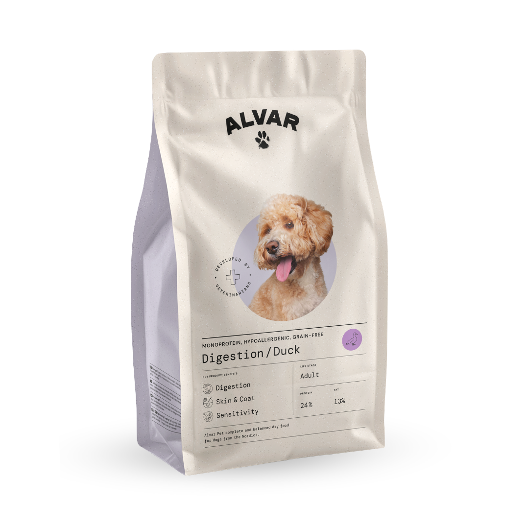 Alvar Pet Digestion/Duck dry food - 1,75 kg