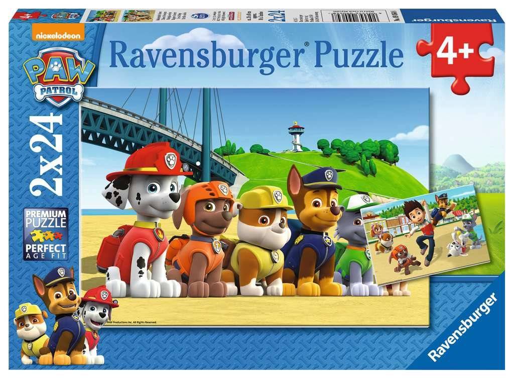 Pussel 2 x 24 bitar, Paw Patrol