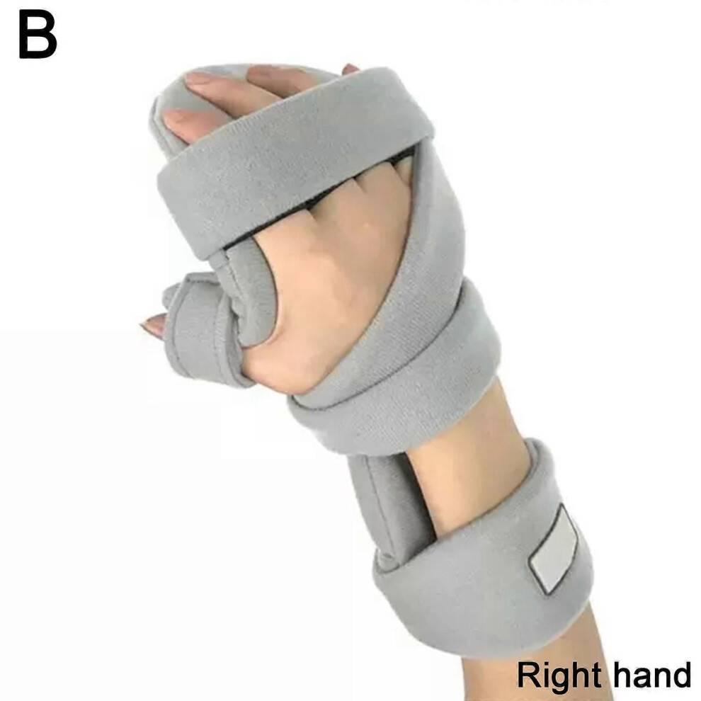(right) Hand & Wrist Immobilizer Splint - Adjustable Support Brace for Tendonitis