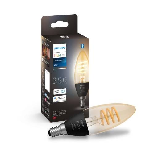 4 stk Philips Hue White Ambiance E14 kertepære, 2200K-4500K, 4,6W