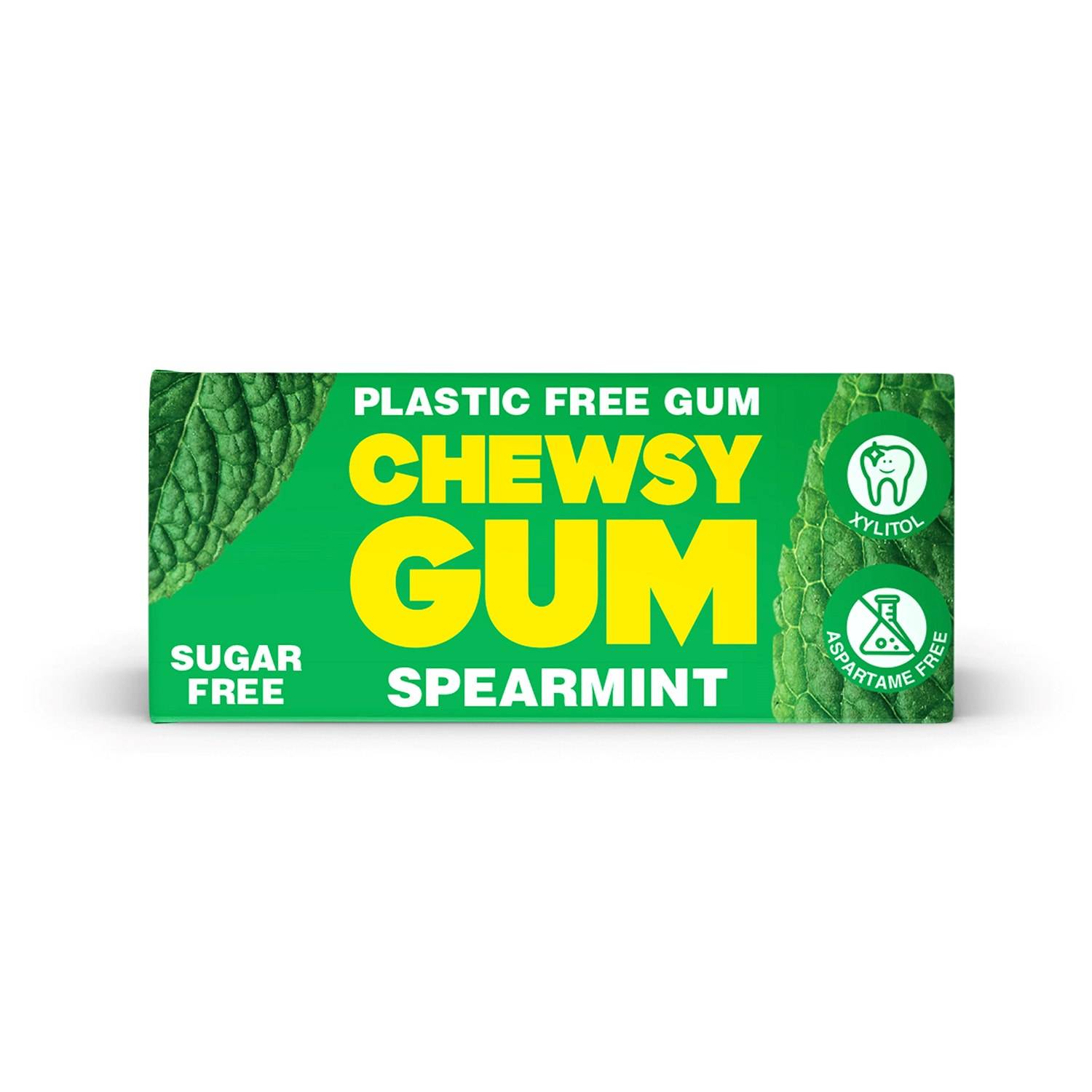 Chewsy Naturligt Tuggummi Grönmynta, 15 g