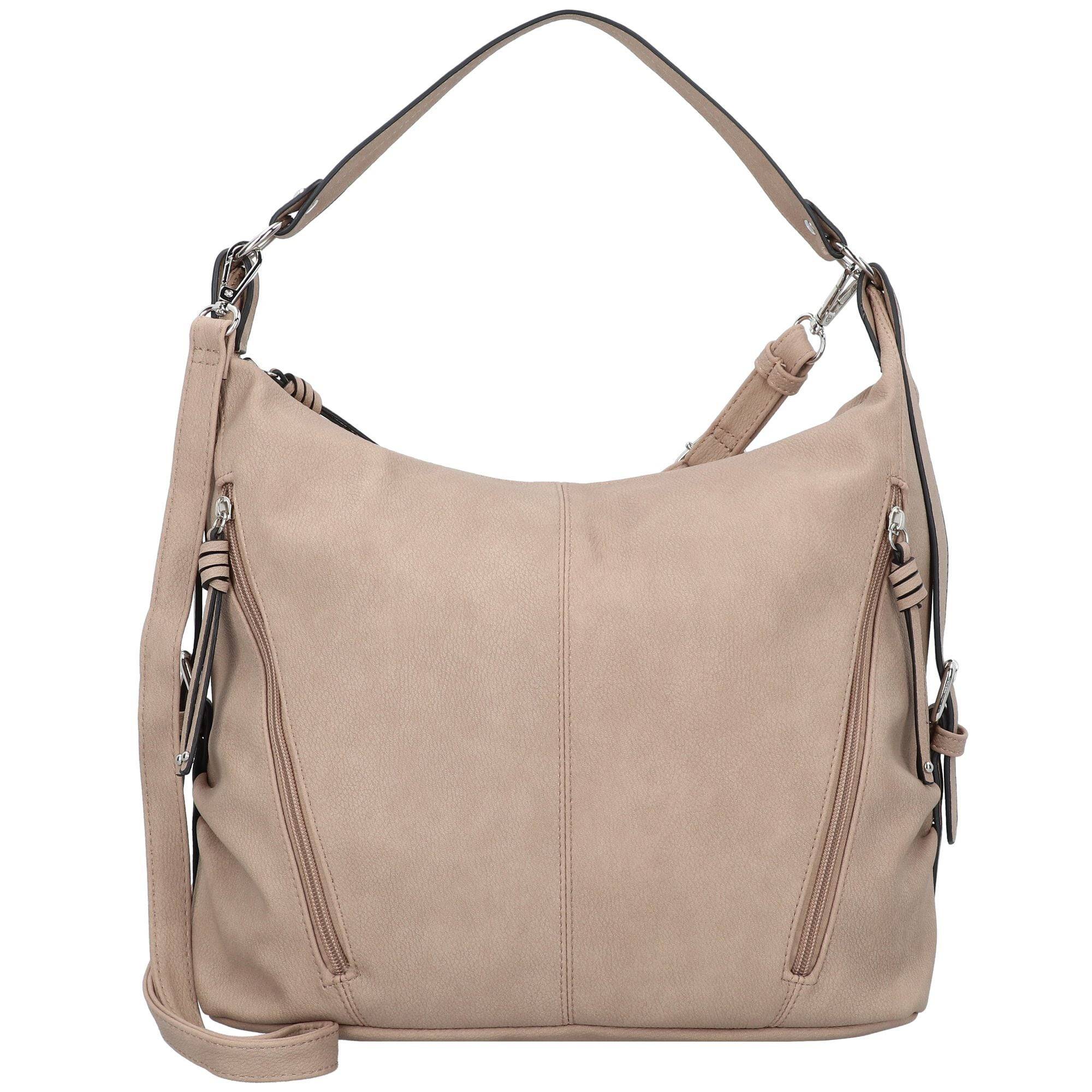 TOM TAILOR Skuldertaske 'Caia'  taupe
