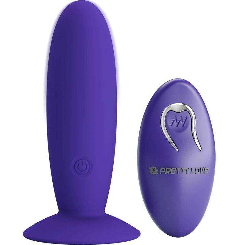 Vibrerande Analplug med Fjärrkontroll – Violet