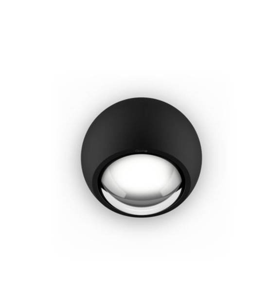 Occhio Sito Lato VOLT S80 3000K udendørs væg/loftlampe, mat sort