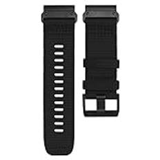 NEYENS QuickFit Nylonögla rem för Garmin Tactix 7 Pro Band för Quatix 7 7 x 6 5 3 Band 22 26 mm sport elastisk kanvas bälte armband, 26MM, Agat